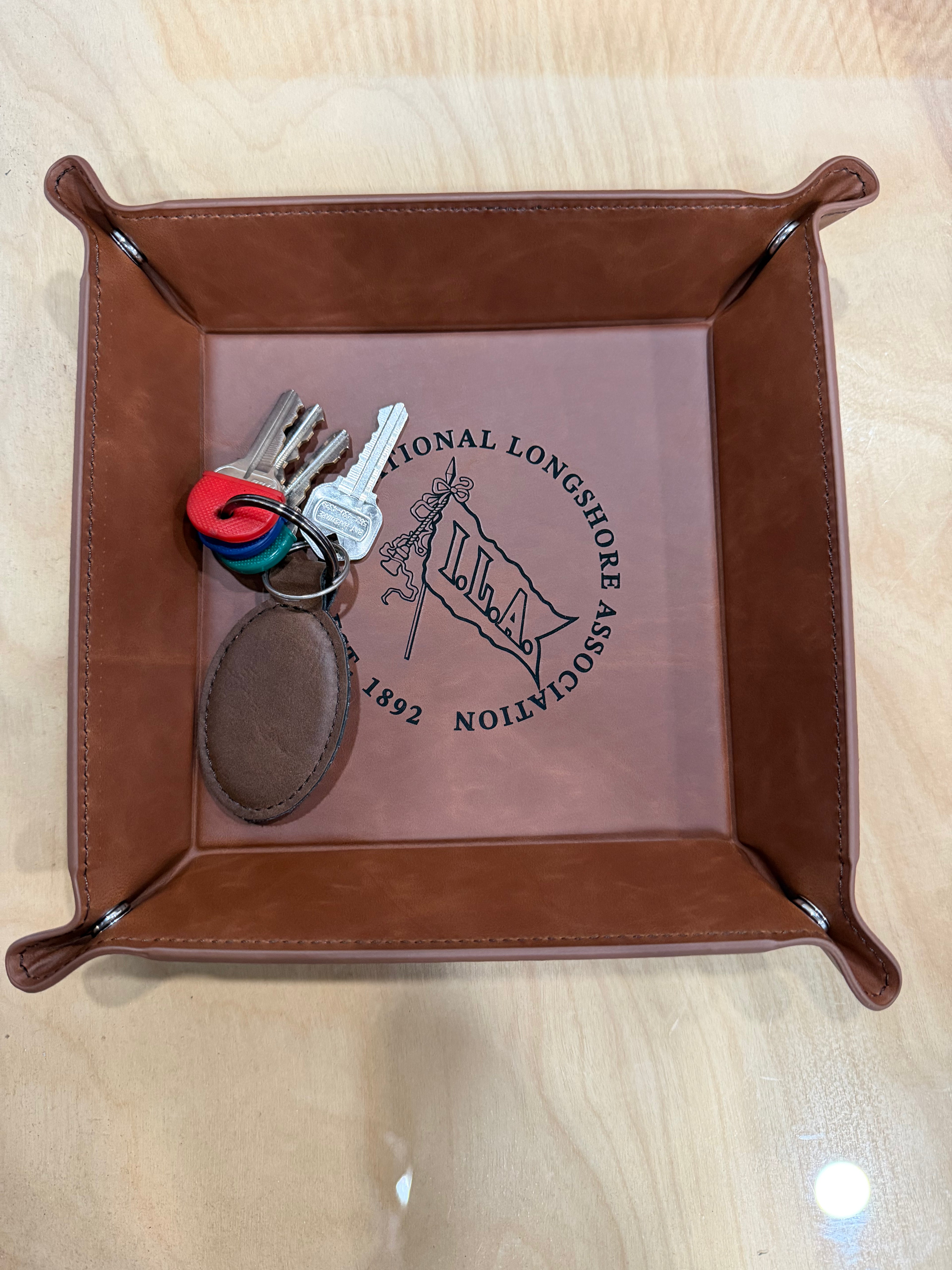 LEATHER TRAY